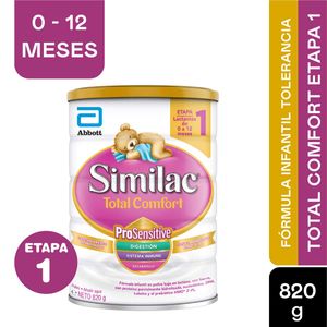 Formula Infantil Similac 1 Total Comfort Lata X 820 Gr