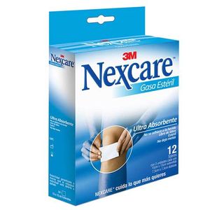 Gasa Esteril Nexcare 7.5 X 7.5 Cm X 12 Sobres X 2 Und C/u