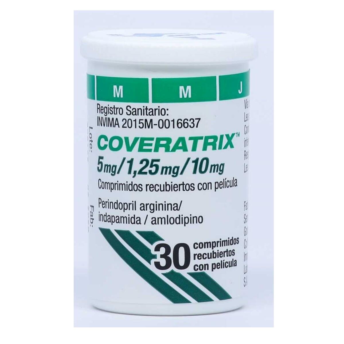 COVERATRIX 5/1.25/10 MG CAJA X 30 TAB