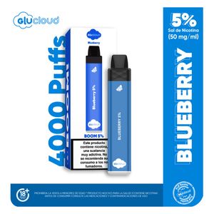 Vapeador Glucloud Blueberry 5% X 4000 Puffs