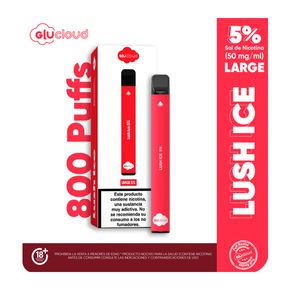 Vapeador Glucloud Lush Ice Large 5% X 800 Puffs