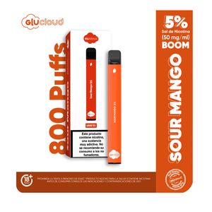 Vapeador Glucloud Sour Mango Large 5% X 800 Puffs