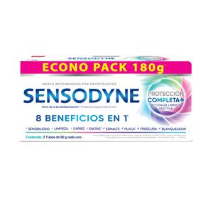 Crema Dental Sensodyne Proteccion Completa+ Econopack X 180 Gr