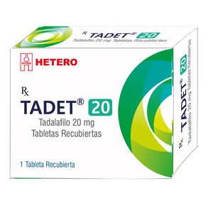 Tadet Tadalafilo 20 Mg X 1 Tabl