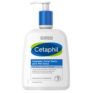 Cetaphil Limpiador Facial Diario Para Piel Grasa X 473 Ml