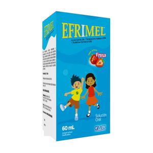 Efrimel Acetaminofen/clorfeniramina/fenilefrina Jarabe Ninos Fresa X 60 Ml