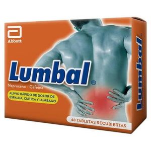 Lumbal Naproxeno/cafeina 220/50 Mg X 48 Tabl