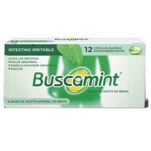 Buscamint Aceite De Menta 0.2 Ml X 12 Cap Blandas