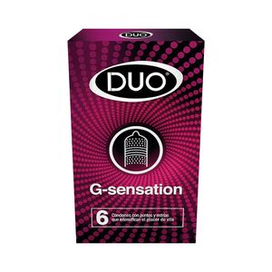 Condones Duo G-sensation X 6 Unds