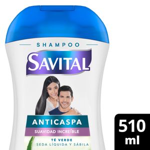 Shampoo Savital Anticaspa Te Verde Y Sabila X 510 Ml