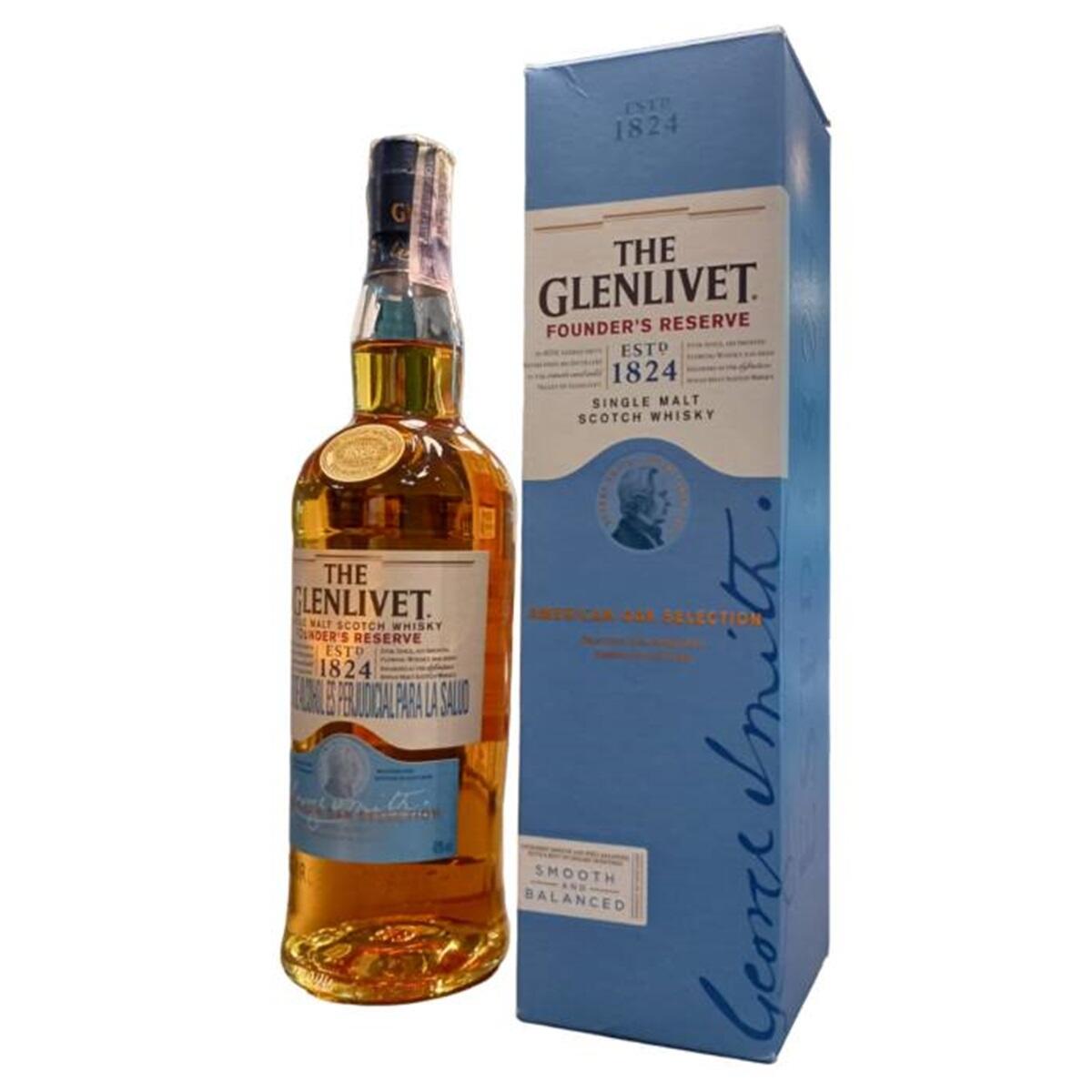 Whisky The Glenlivet Founders Reserve 1824 X 700 Ml