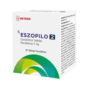 Eszopilo Eszopiclona 2 Mg X 30 Tabl