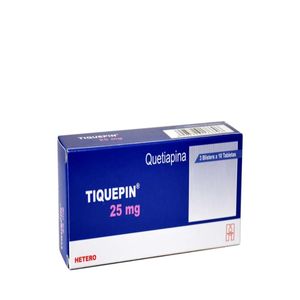 Tiquepin Quetiapina 25 Mg X 30 Tabl