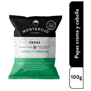 Papas Monterojo Crema Y Cebolla X 100 Gr