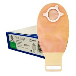 Bolsa Drenable Ostomia Natura+ Confort Pannel Opaca 45 Mm Con Filtro X 10 Und