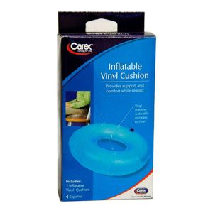 Cojin Inflable Coxis Carex Vinilo Azul