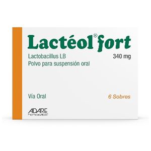 Lacteol Fort 340 Mg X 6 Sobres