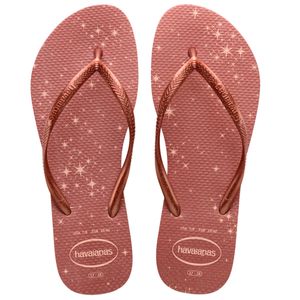 Sandalia Havaianas Mujer Slim Gloss Fc Rosa Talla 39/40