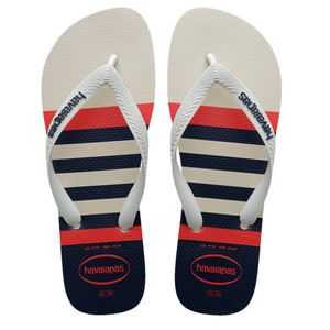 Sandalias Havaianas Top Nautical Hombre Blanco/azul Talla 39/40
