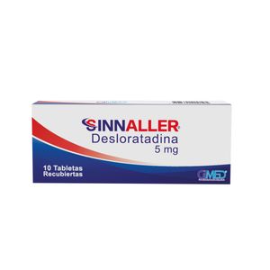 Sinnaller Desloratadina 5 Mg X 10 Tabl