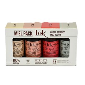 Miel De Abejas Lok X 150 Gr Pack X 4 Und