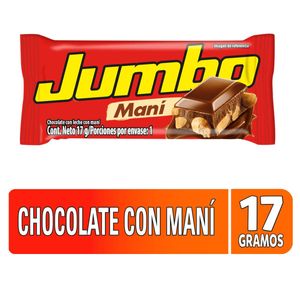 Chocolatina Jumbo Mani X 17 Gr