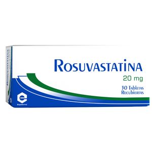 Rosuvastatina 20 Mg X 30 Tabl
