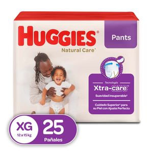 Panal Huggies Natural Care Pants Talla Xg/4 X 25 Und