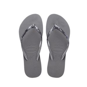 Sandalia Havaianas Mujer Slim Glitter Gris Talla 41/42