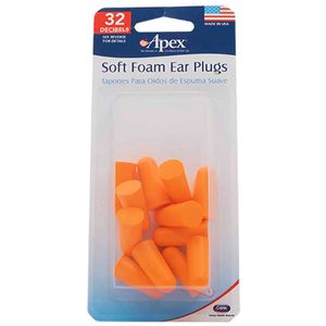 Tapones Para Oidos Apex Espuma Suave X 12 Unidades