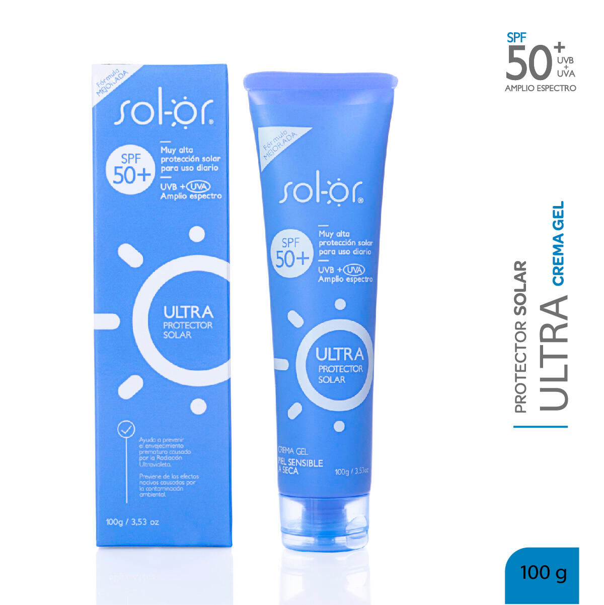 SOL-OR ULTRA FPS 50+ TUBO X 100 GR