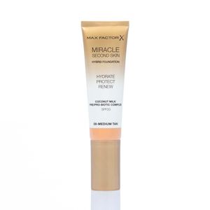 Base Maquillaje Max Factor Miracle Second Skin No. 08 X 30 Ml