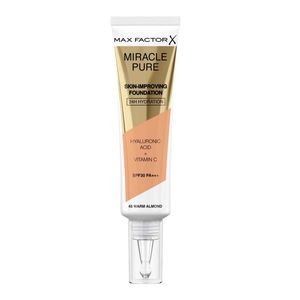 Base Maquillaje Max Factor Miracle Pure Spf 30 No. 45 Warm Almond X 30 Ml