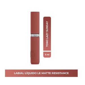 Labial Liquido Loreal Paris Le Matte Tono Lazy Sunday X 5 Ml