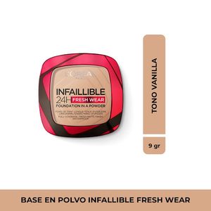 Polvo Compacto Loreal Paris Infallible 24h Fresh Wear No. 120 Vainilla X 9 Gr