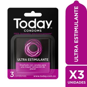 Condones Today Ultra Estimulante Blister X 3 Und