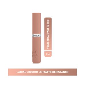 Labial Liquido Loreal Paris Le Matte Tono Breakfast In Bed X 5 Ml