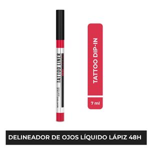 Delineador De Ojos Maybelline Tatto Liner Dip-in X 7 Ml