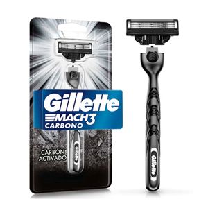 Maquina Afeitar Gillette Mach 3 Carbono X 1 Und
