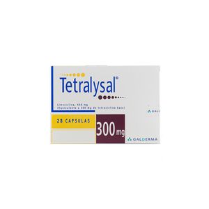 Tetralysal Tetraciclina 300 Mg X 28 Cap