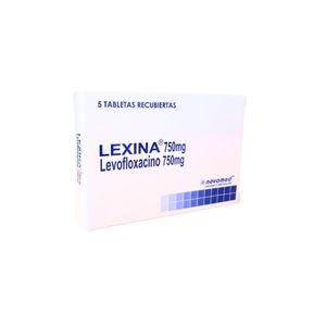 Lexina Levofloxacina 750 Mg X 5 Tabl