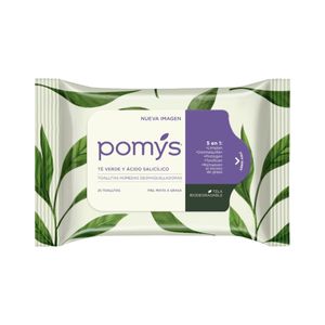 Toallitas Humedas Desmaquilladoras Pomys Piel Mixta A Grasa X 25 Und
