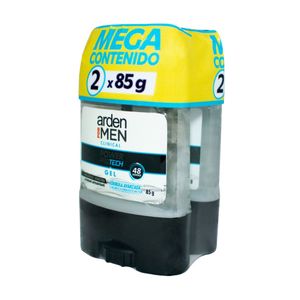 Desodorante Arden For Men Gel Clinical X 85 Gr 2 Mega Contenido