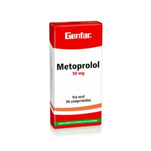 Metoprolol 50 Mg X 30 Tabl