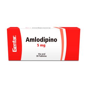 Amlodipino 5 Mg X 30 Tabl