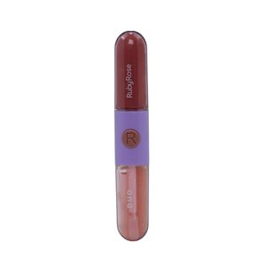 Labial Liquido Ruby Rose Duo Y Gloss No. 04 X 9.6 Ml