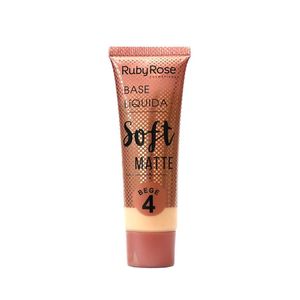 Base Maquillaje Ruby Rose Soft Matte Beige No. 4 X 29 Ml
