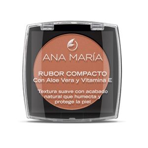 Rubor Compacto Ana Maria Aloe Vera Y Vitamina E Tono Melon X 4.5 Gr