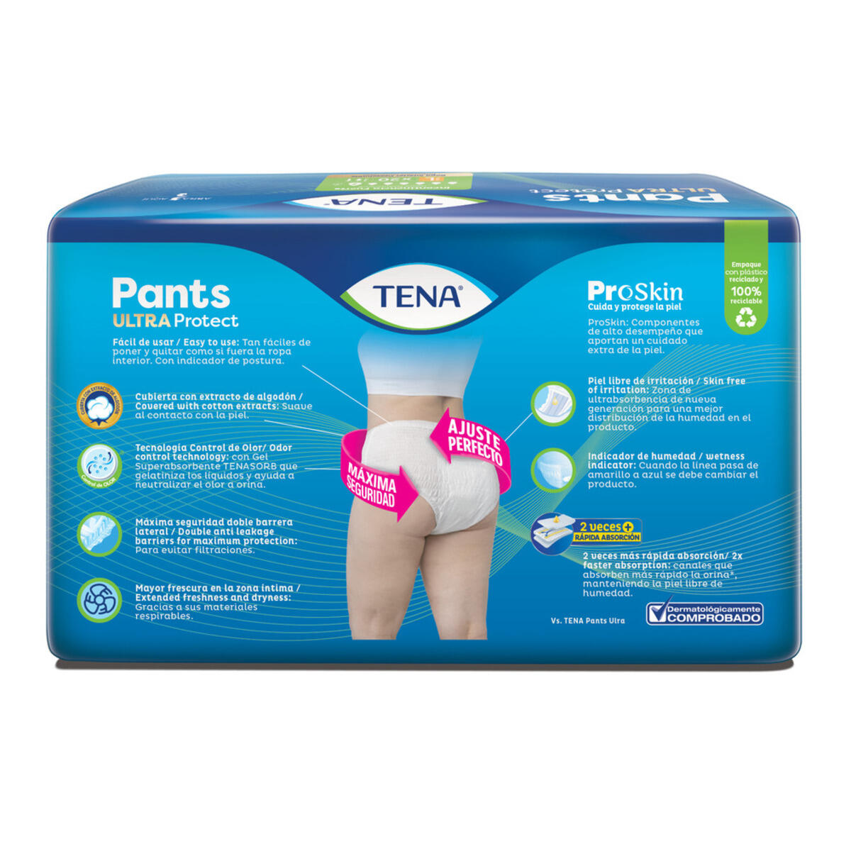Culottes D'incontinence Tena Pants - Taille L - Absorbance Super - Pour Femme - Neuf