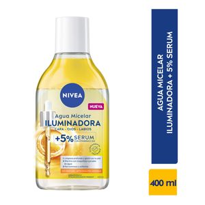 Agua Micelar Nivea Iluminadora + 5% Serum X 400 Ml